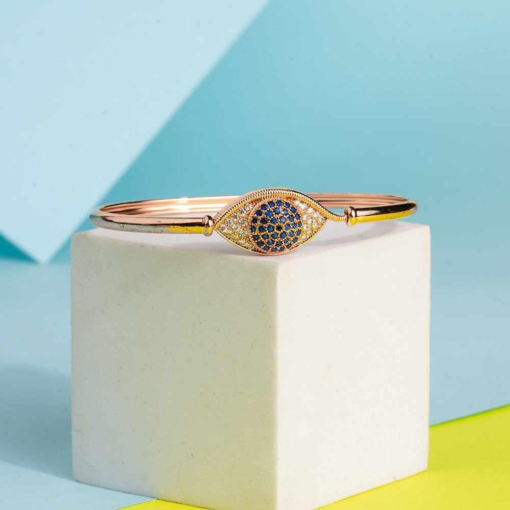 Chiccharm Jewellery Brass and Copper American Diamond Bracelet