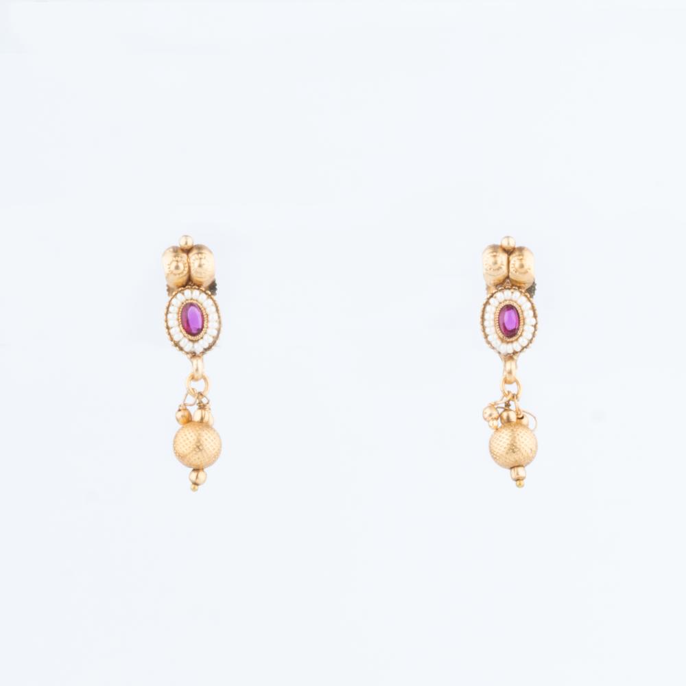 ChicCharm Jewellery Brass And Copper Gold Plated Rajwadi Necklace Set