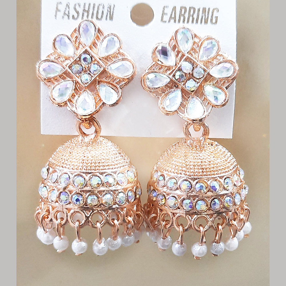 Martina Jewels Rose Gold Plated Jhumki Earrings – JewelEMarket