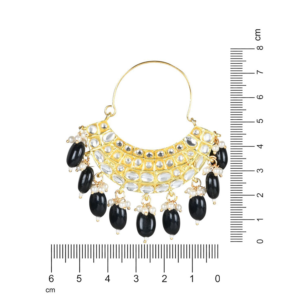 Etnico Gold Plated Traditional Handcrafted Pearl Jhumki Earrings for Women/Girls(E3073B)