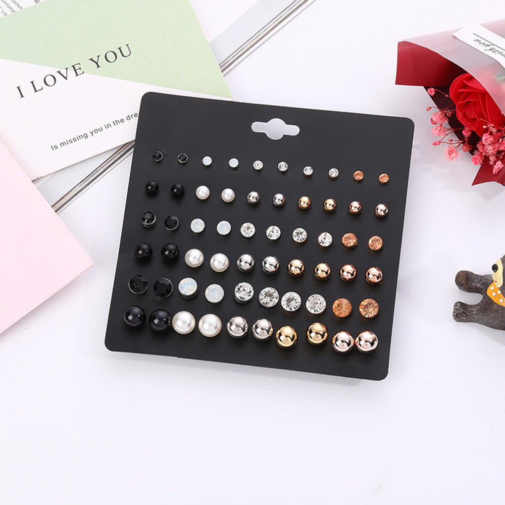 Nature Weekly 7 Stud Earrings Set