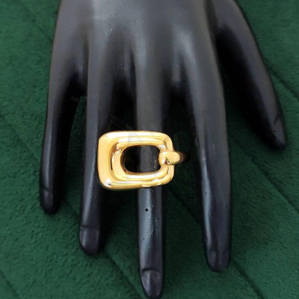 Js Fashion Anti Tarnish Elegant Lock Style Designer Adjustable Ring