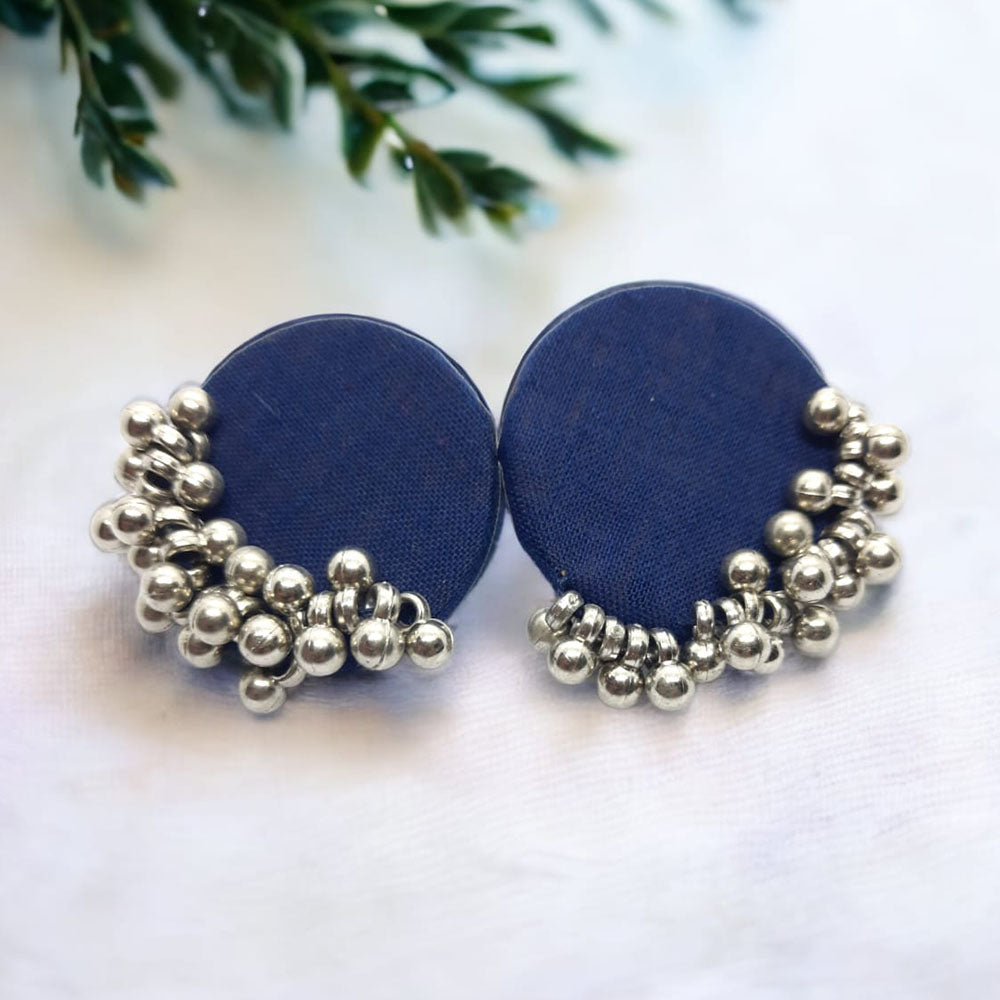 Handmade For Her Oxidised Plated Handmade Ghungroo Studs Earring