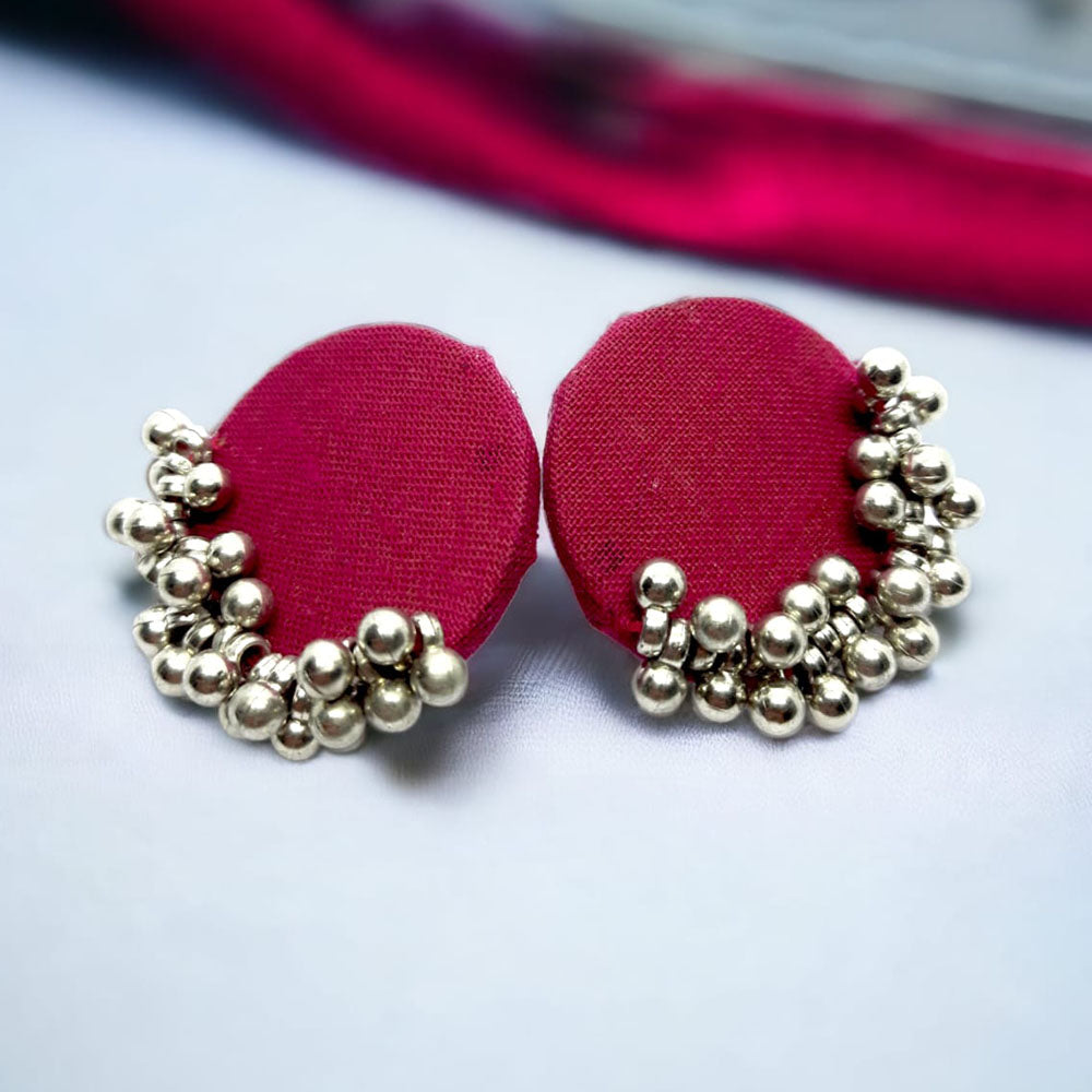 Handmade For Her Oxidised Plated Handmade Ghungroo Studs Earring