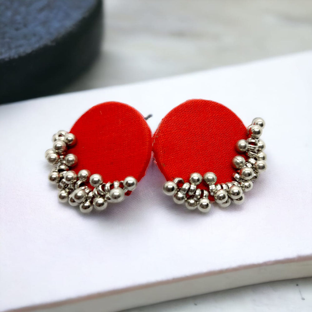 Handmade For Her Oxidised Plated Handmade Ghungroo Studs Earring