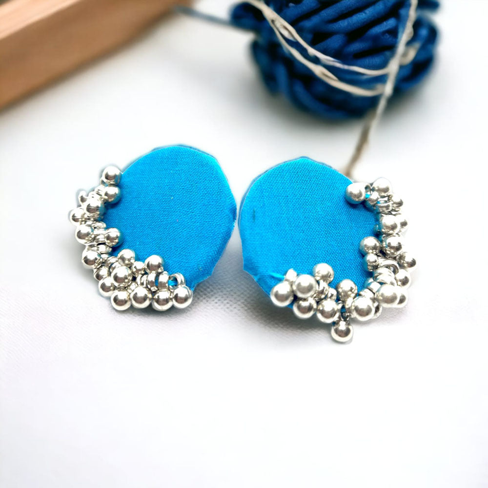 Handmade For Her Oxidised Plated Handmade Ghungroo Studs Earring