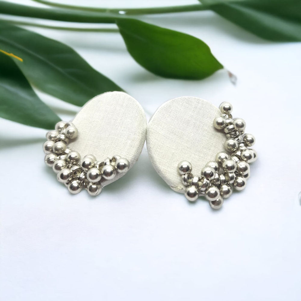 Handmade For Her Oxidised Plated Handmade Ghungroo Studs Earring