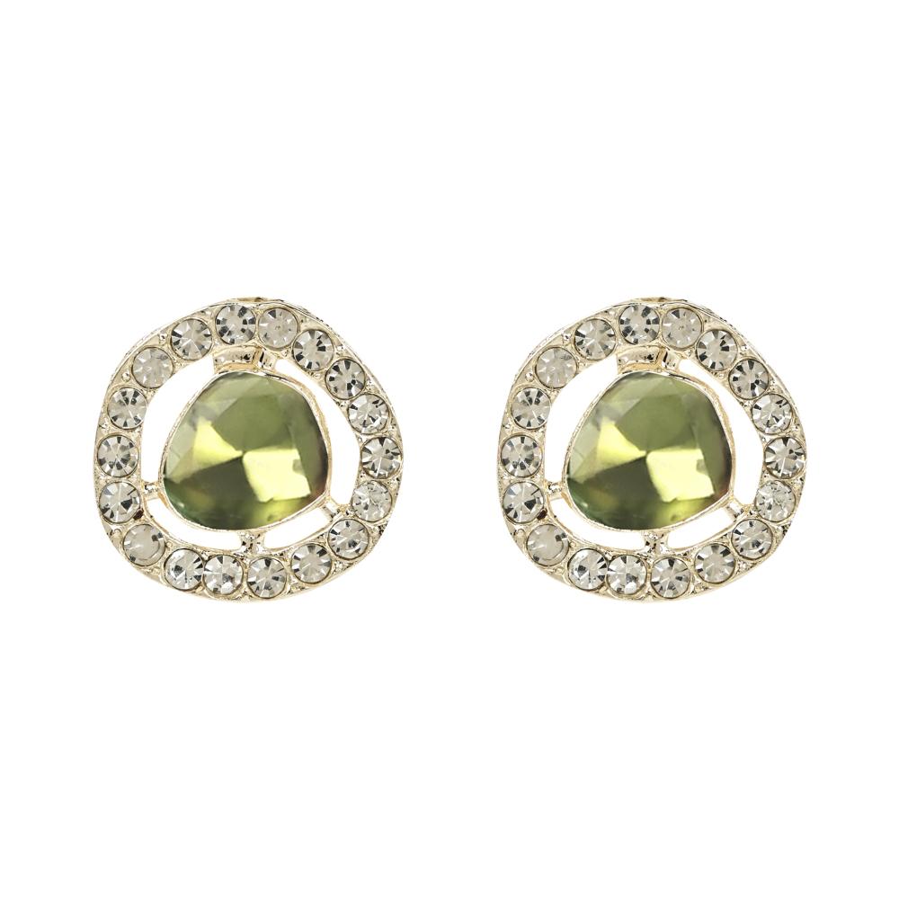 Etnico Gold Plated Traditional Handcrafted Stone Kundan Choker Necklace Jewellery Set With Earrings For Women/Girls (IJ381Mh)