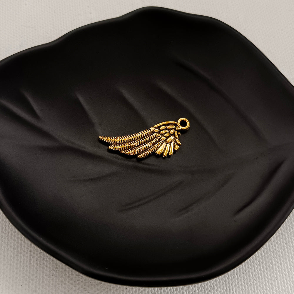 Kriaa Gold Oxidised Charms Pendants DIY for Necklace Bracelet Jewelry Making and Crafting