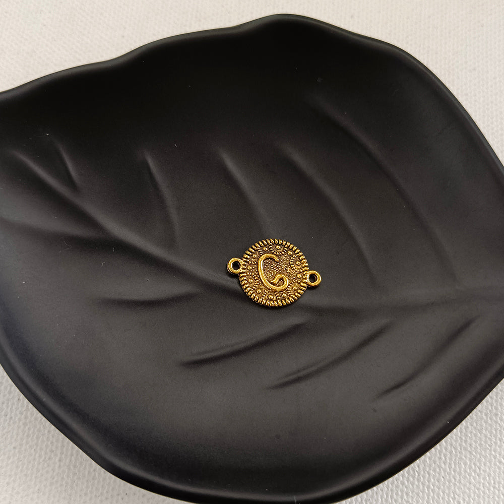 Kriaa Gold Oxidised Charms Pendants DIY for Necklace Bracelet Jewelry Making and Crafting