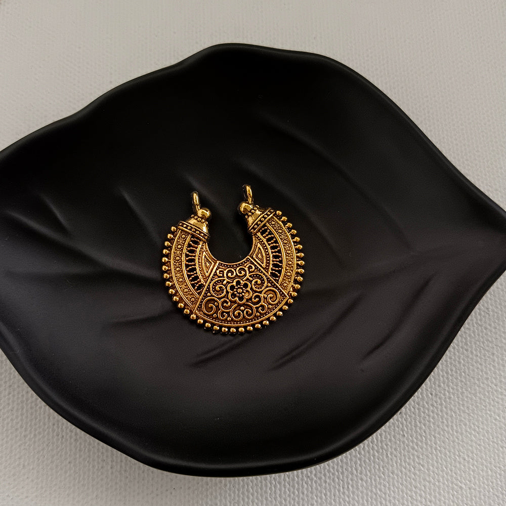 Kriaa Silver Oxidised Pendants DIY for Necklace Bracelet Jewelry Making and Crafting