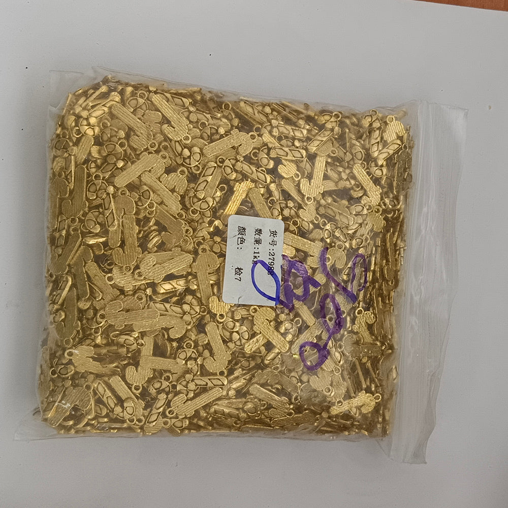 Kriaa Beads Gold Plated Casting Pendant