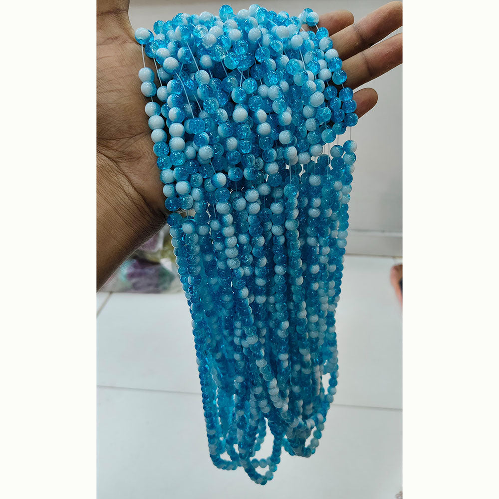 Kriaa Stylish Crackles Beads for DIY Crafting & Accessories