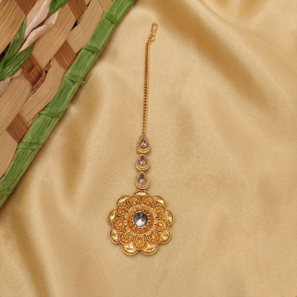 Js Fashion Flower designed Maang tikka