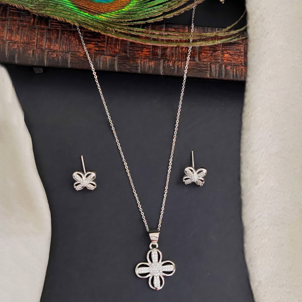 Js Fashion Stylish Austrian Stone Chain Pendant Set – JewelEMarket