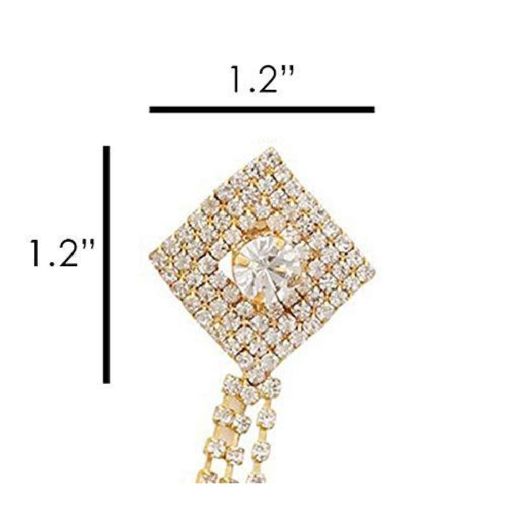 Etnico Eye Catching Stone Studded Three Chain Pin Brooch For Men (SM38)