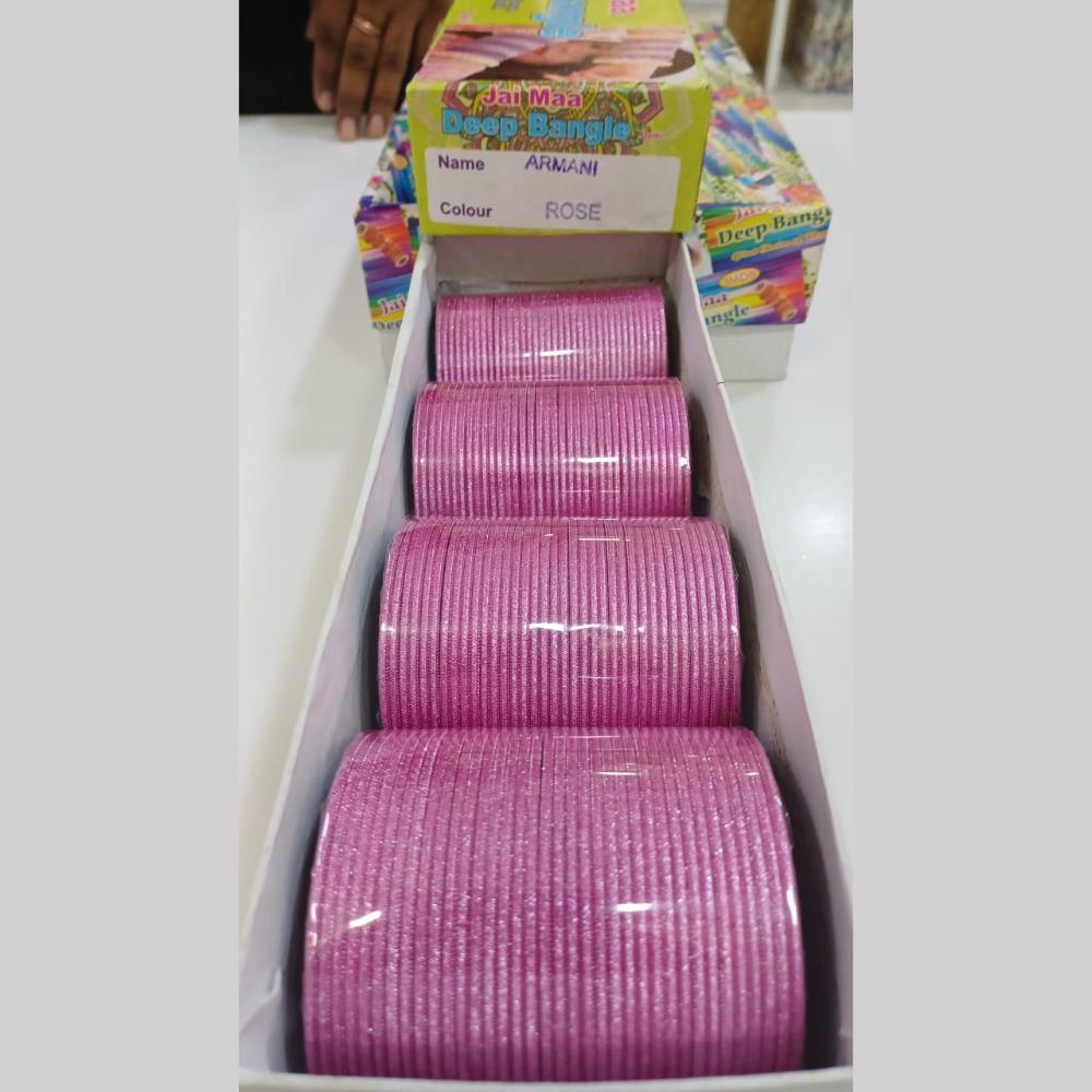 Jai Maa Deep Bangle Plain Bangle Set