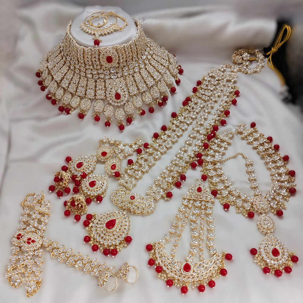 Gehana Mahal Indian Bridal Jewellery Excellence Red – JewelEMarket