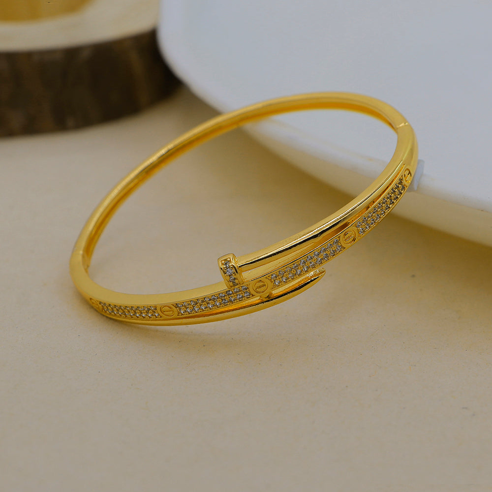 Mahavir Stylish Austrian Stone Openable Bracelet for Party Wear (Pack of 6)