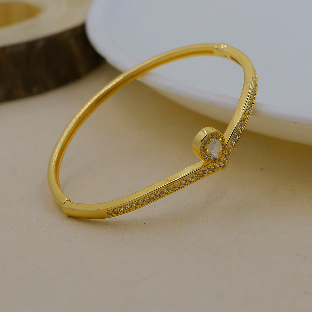 Mahavir Stylish Austrian Stone Openable Bracelet for Party Wear (Pack of 6)