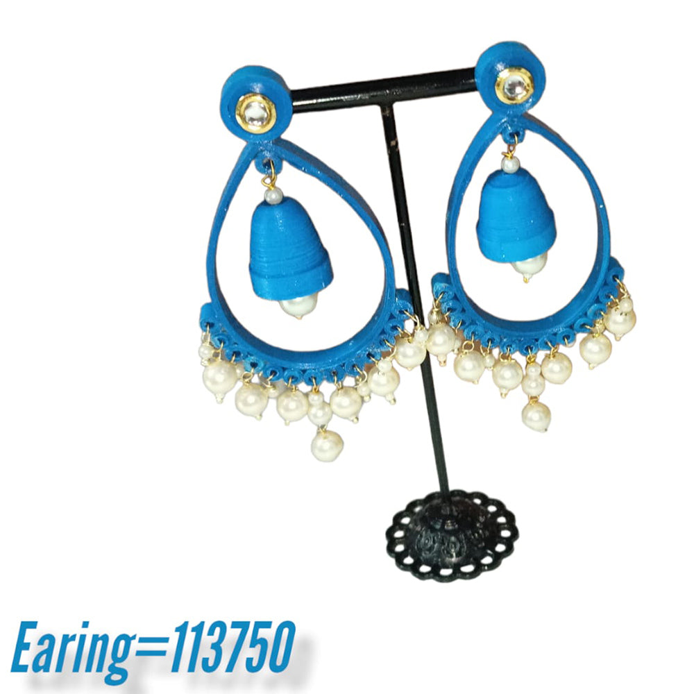 Padmawati Bangles Thread Dangler Earrings
