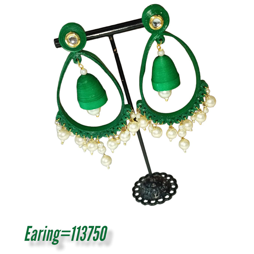 Padmawati Bangles Thread Dangler Earrings