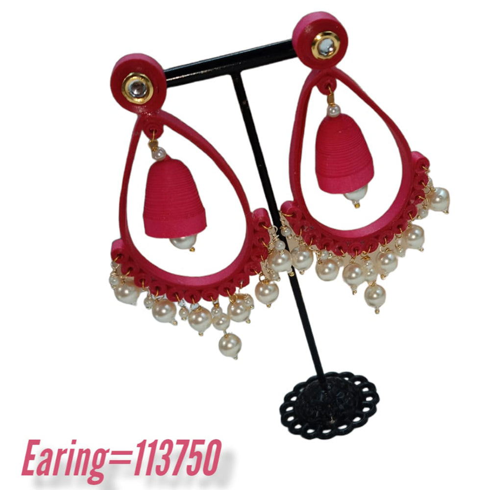 Padmawati Bangles Thread Dangler Earrings