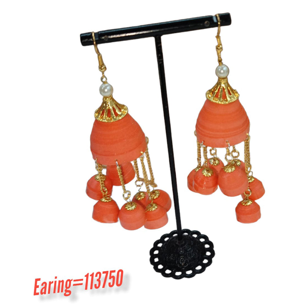 Padmawati Bangles Thread Dangler Earrings