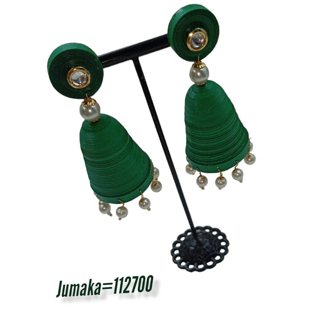 Padmawati Bangles Thread Dangler Earrings