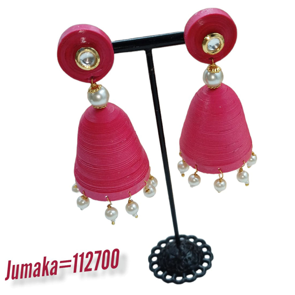 Padmawati Bangles Thread Dangler Earrings