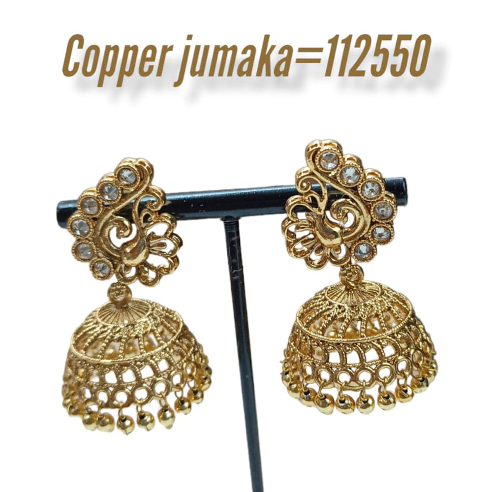 Padmawati Bangles Kundan Stone Jhumkis Earrings