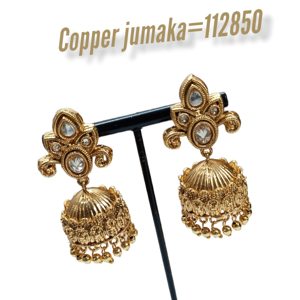 Padmawati Bangles Kundan Stone Jhumkis Earrings