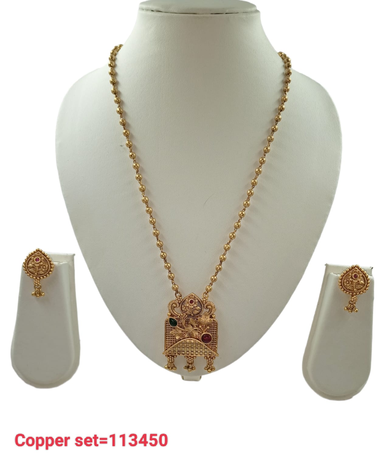 Padmawati Bangles Copper Necklace Set