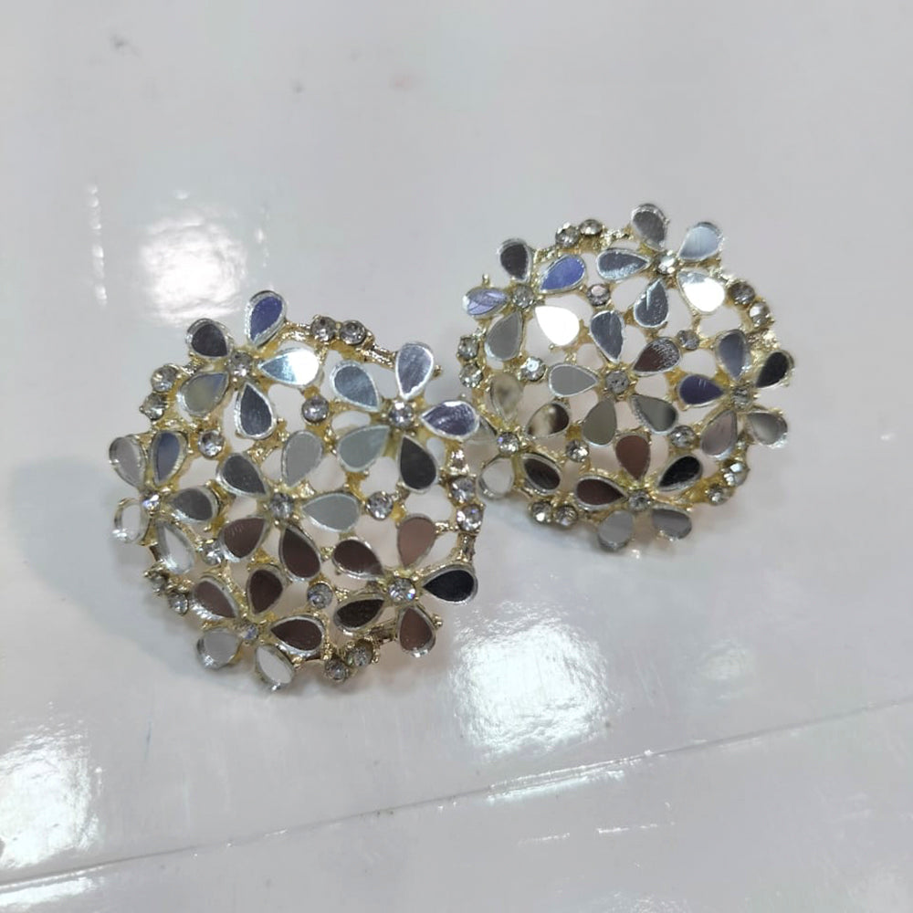 Heavy hot sale stud earrings