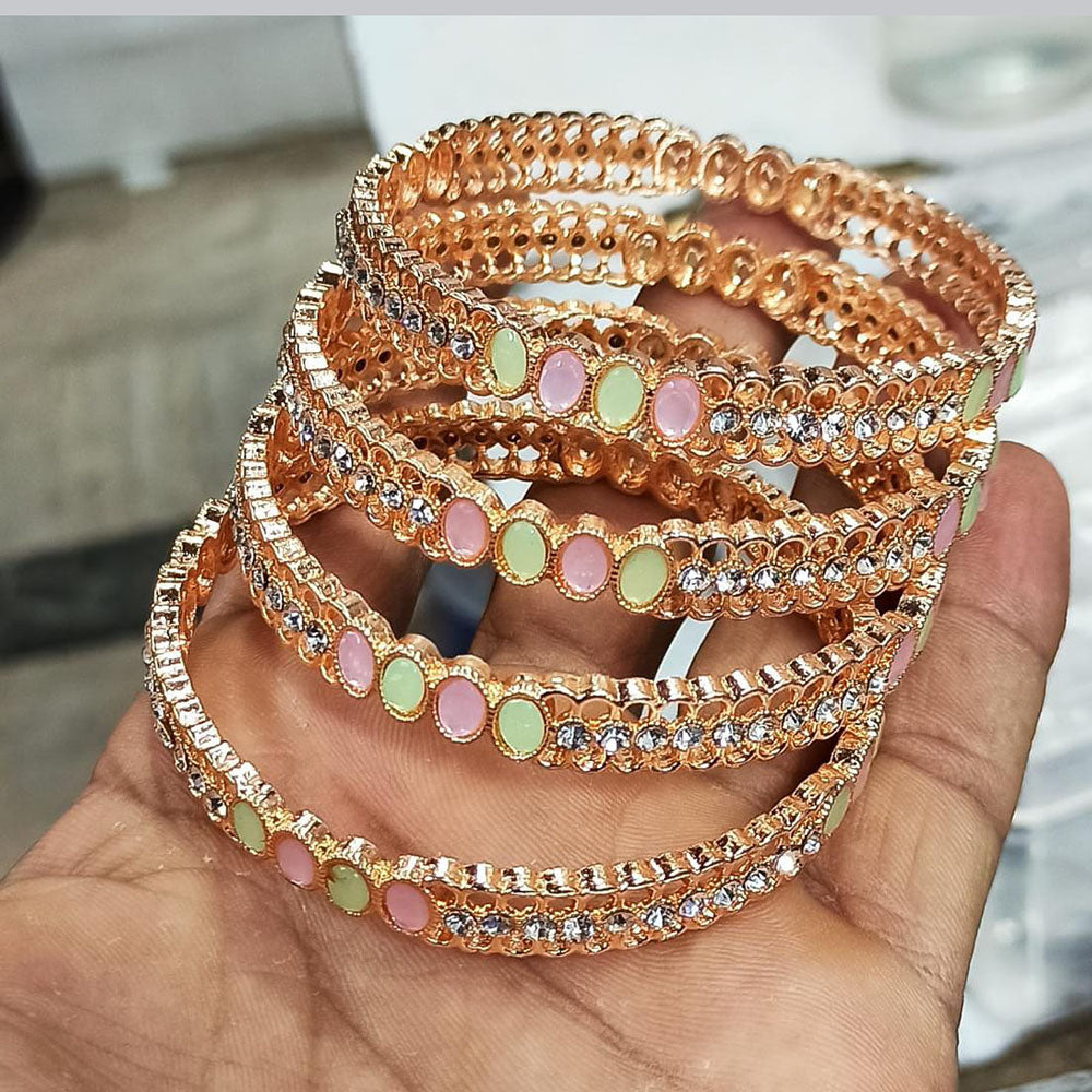 Manisha Jewellery Rose Gold Plated Bangles Set – JewelEMarket