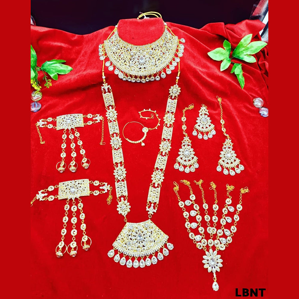 Lucentarts Jewellery Designer Bridal Jewellery Set