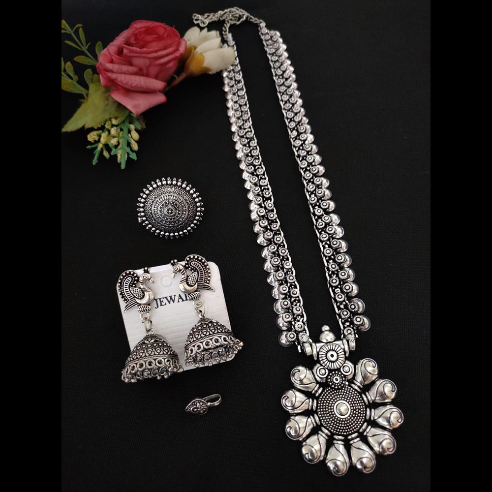 Vaamika Silver Plated Jewellery Combo