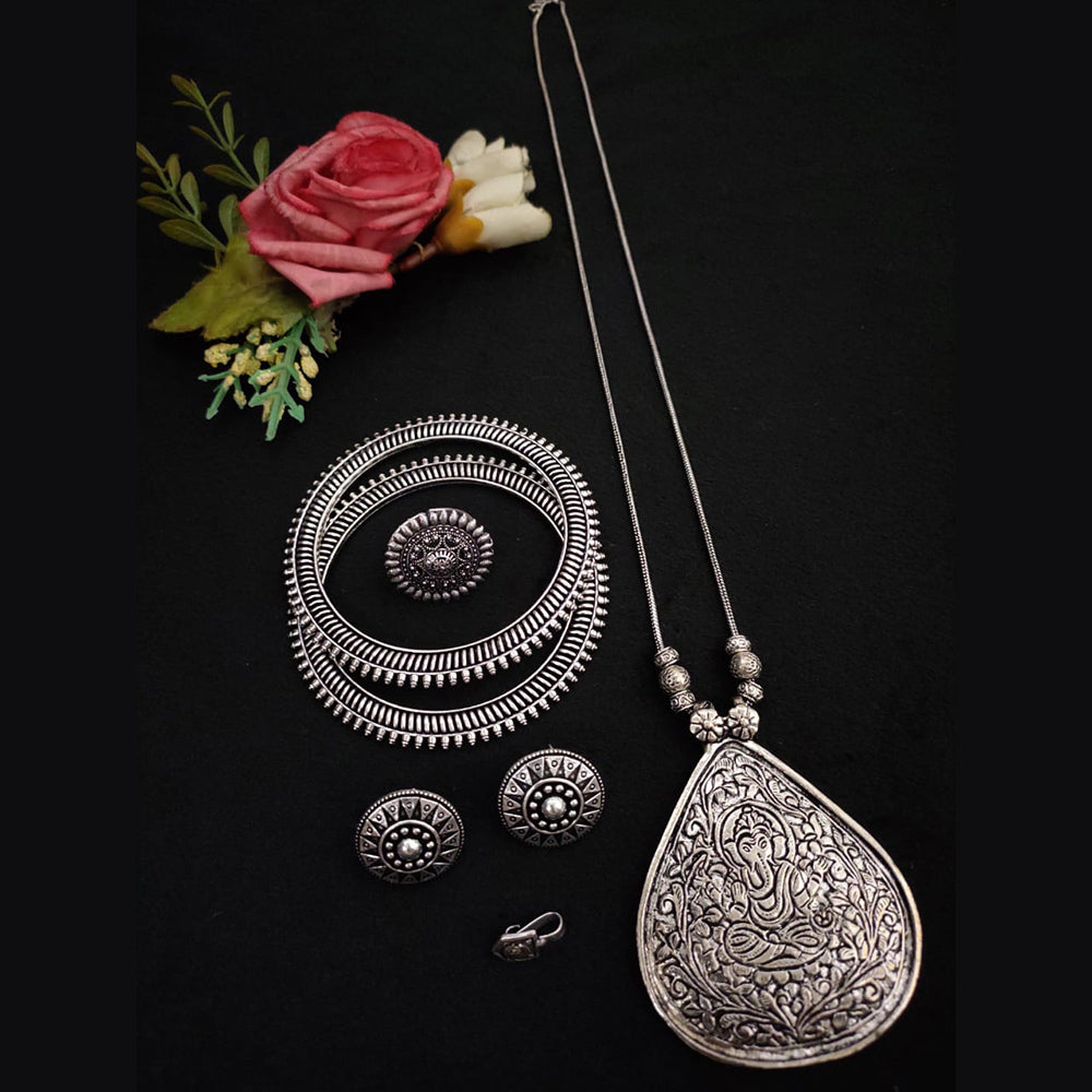 Vaamika Oxidized Plated Jewellery Combo