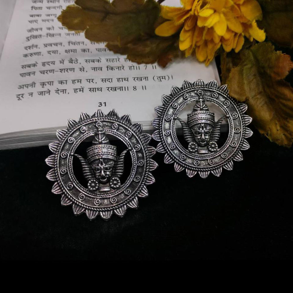 Blythediva Pack Of 3 Oxidised Stud Earrings