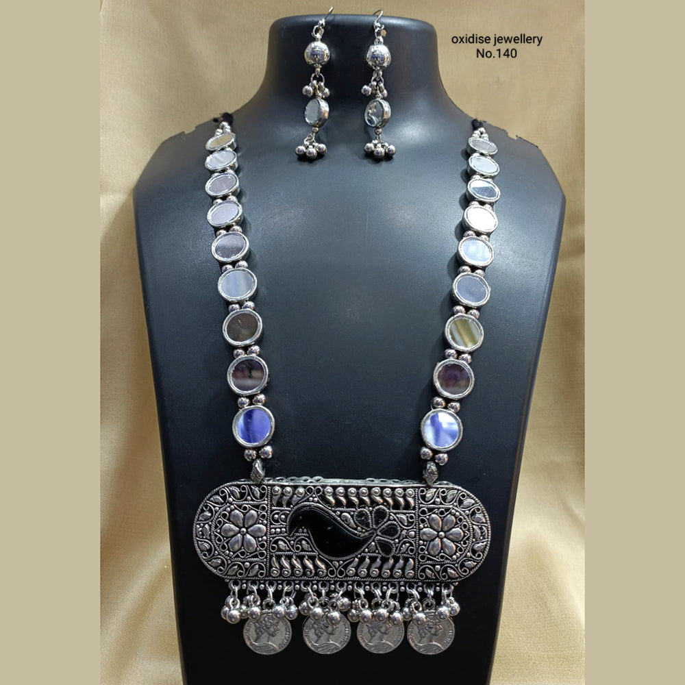 Pooja Bangles Navratri Special Oxidised Necklace Set