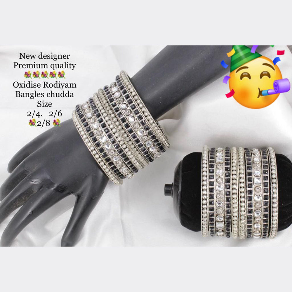 Pooja Bangles Silver Plated Bangles Set