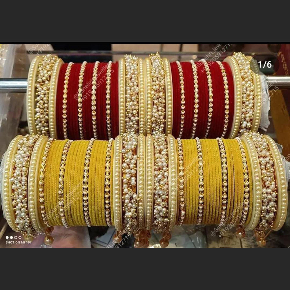 Gold Bangles Set Thread Bangles For Wedding Pooja Bangles Gold