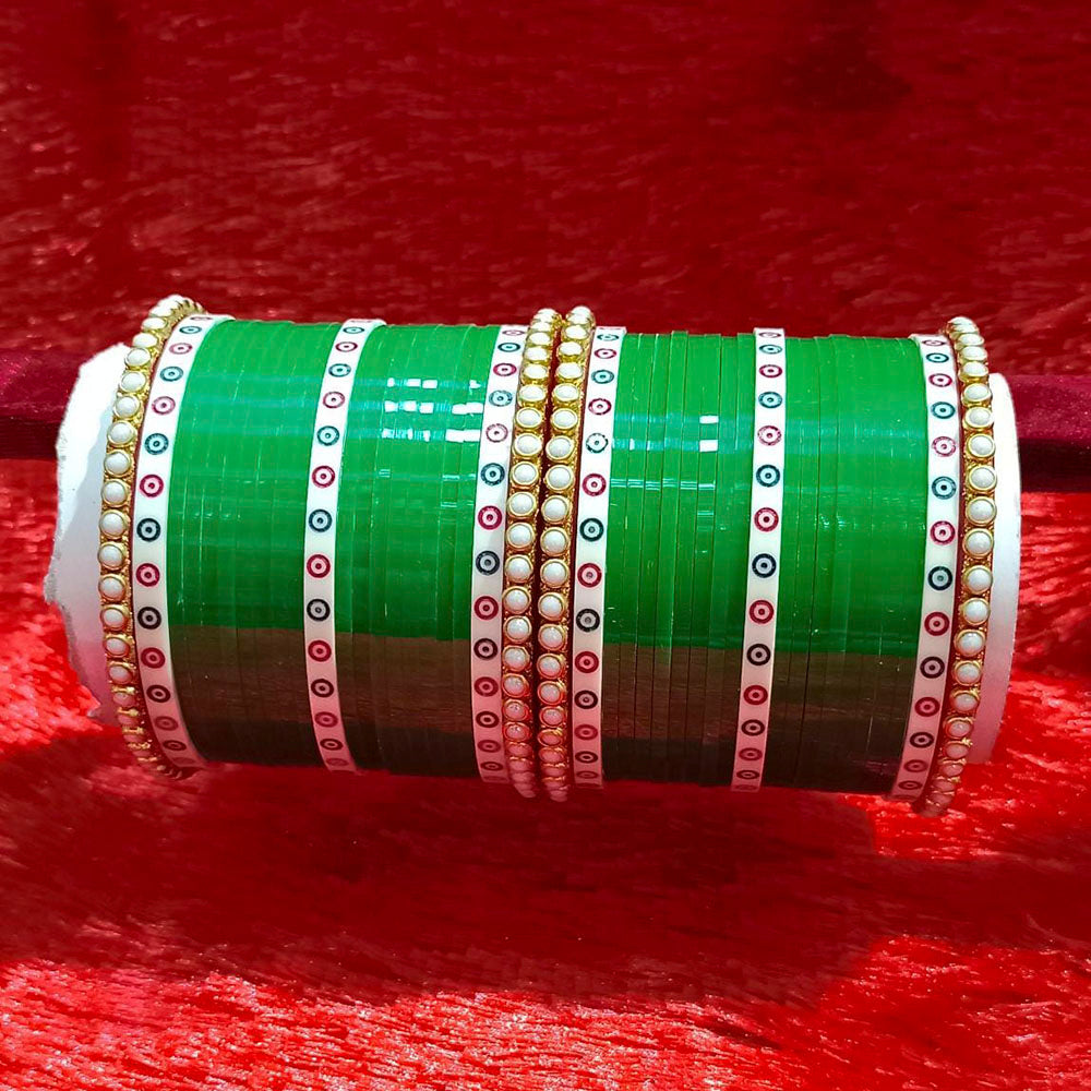 Pooja Bangles Pearl Acrylic Bangles