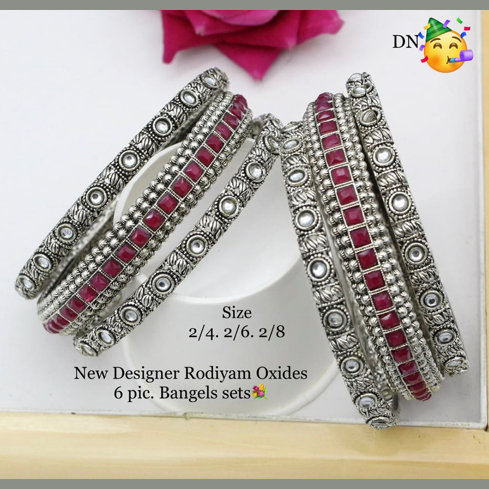 Pooja Bangles Oxidized Stylish Bangles Set