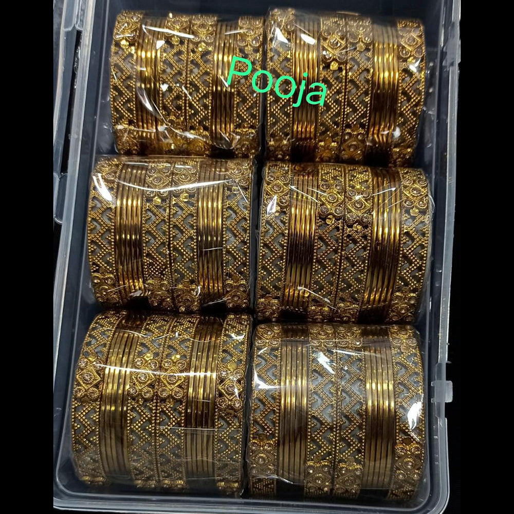 Pooja Bangles Gold Plated Bangles Set