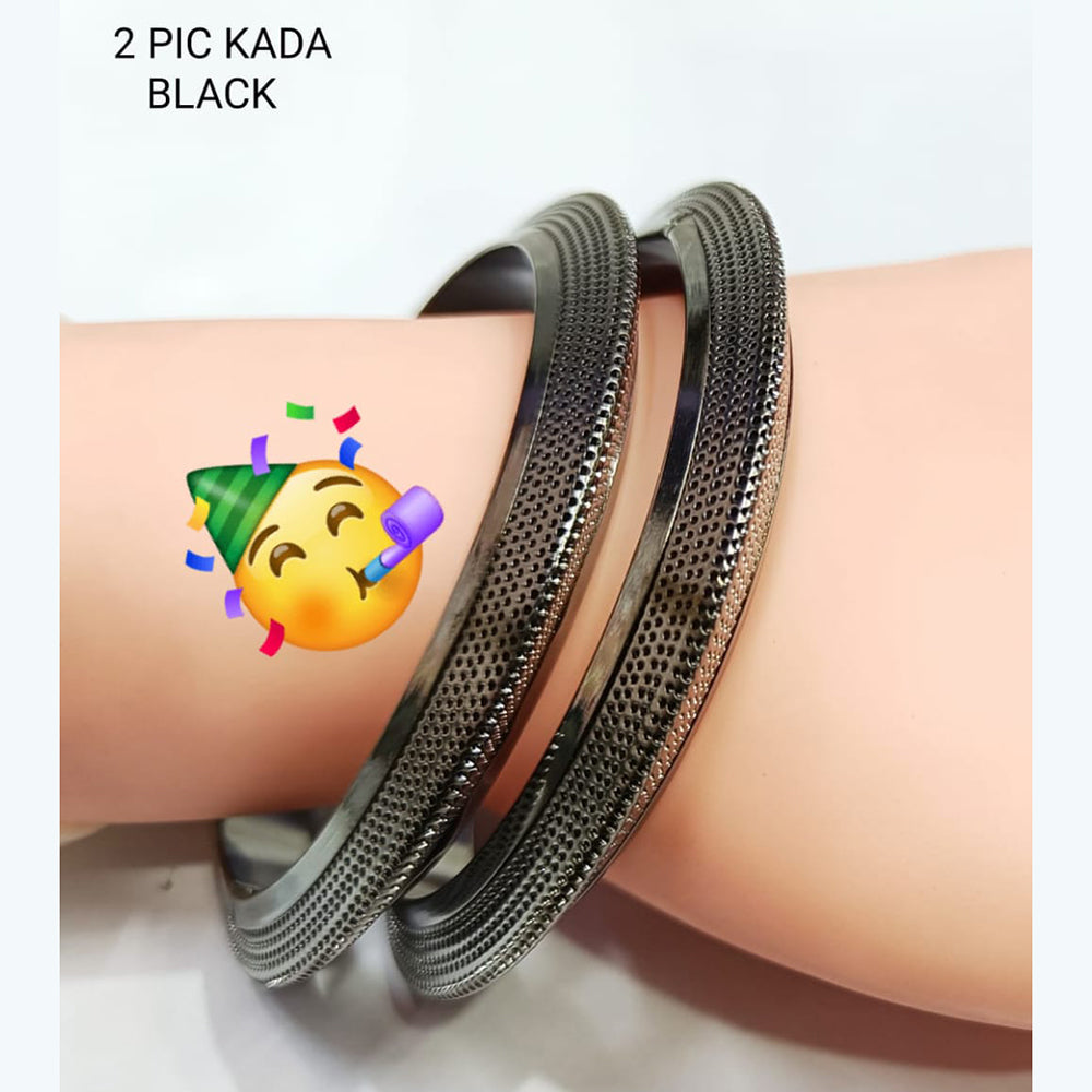 Pooja Bangles Oxidised Plated Bangles Set