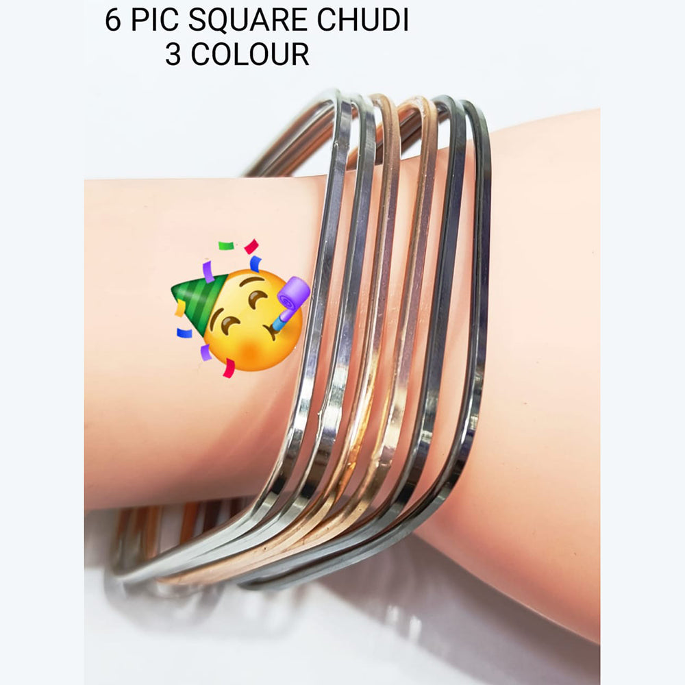 Pooja Bangles Mix Plated Bangles Set