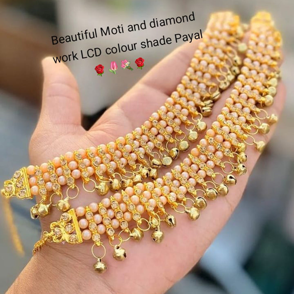 Pooja Bangles Gold Plated Austrian Stone Payal