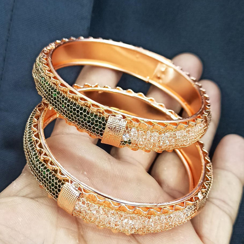 Pooja Bangles Gold Plated Bangles Set