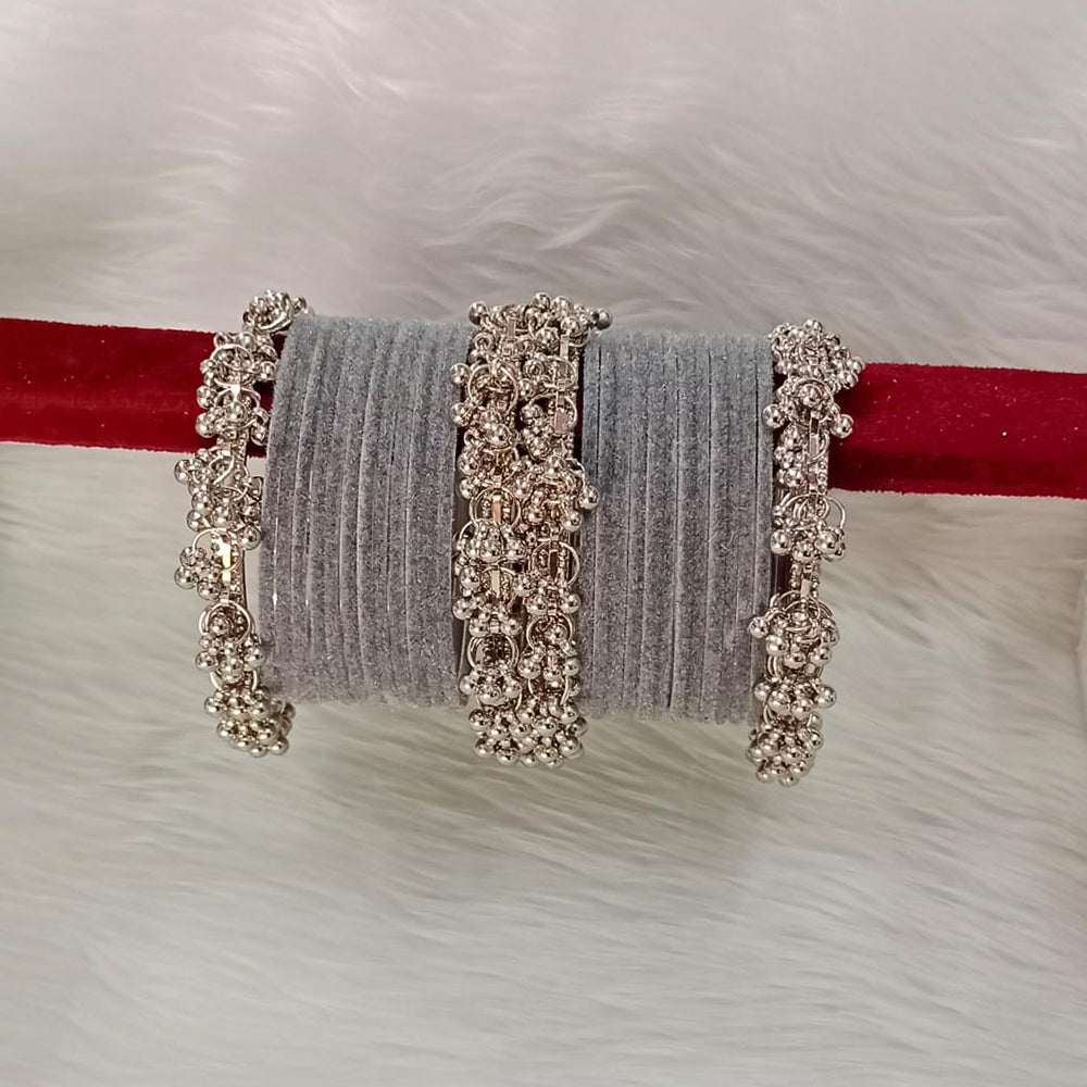 Pooja Bangles Velvet Bangles Set